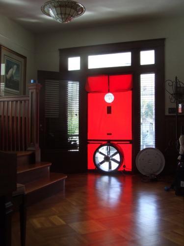 Blower Door Test Setup