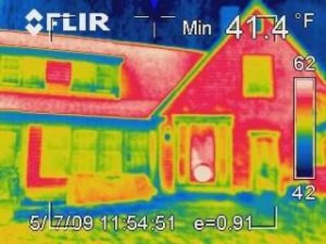 Infrared Image of House