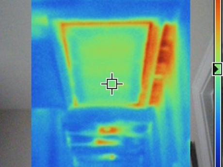 Infrared Image of Hot and Cold Spots